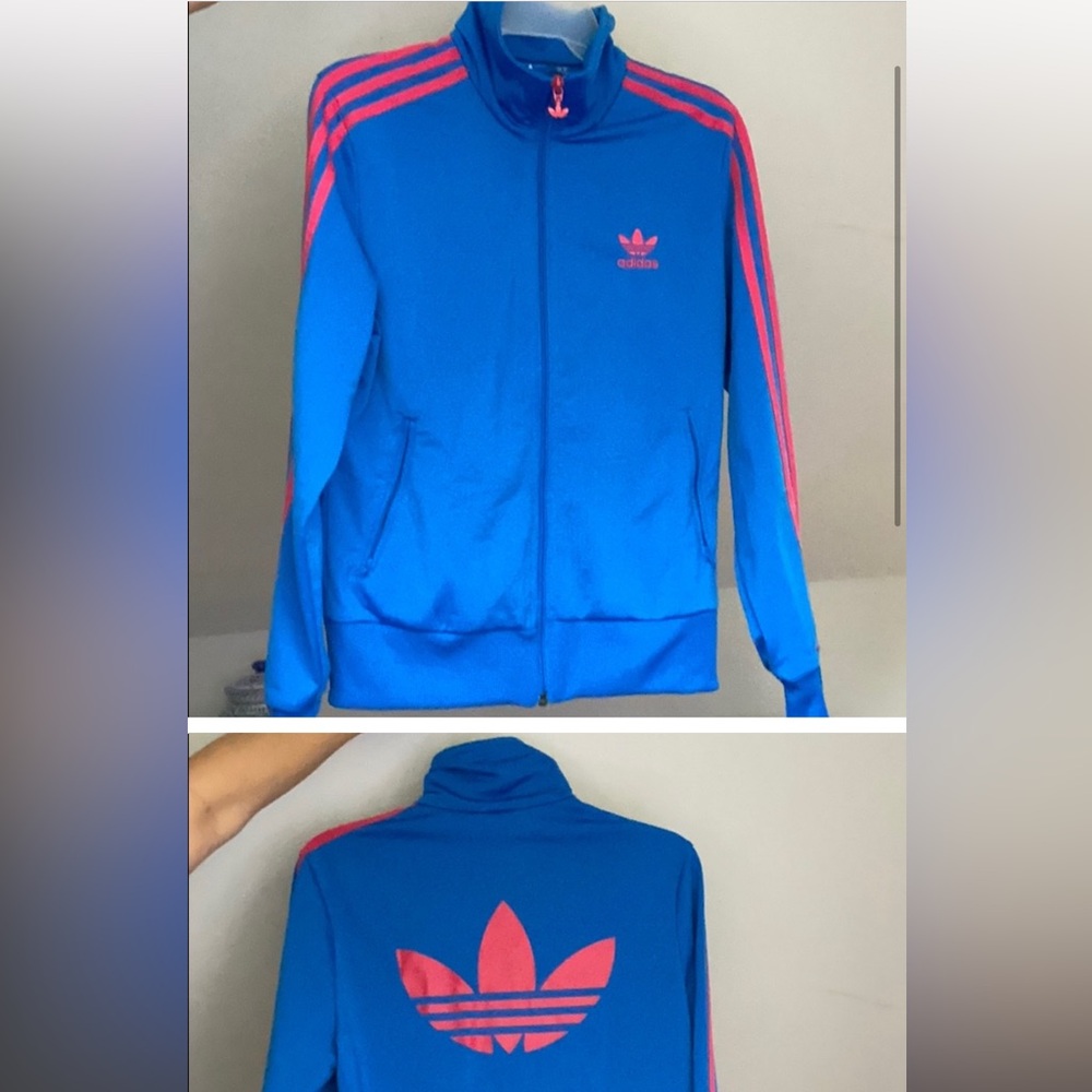 ISO this exact blue & pink adidas sweater